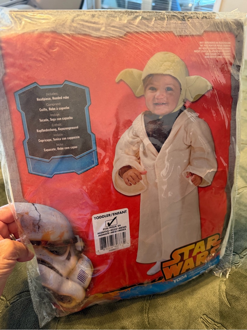 Star Wars Yoda Toddler Costume - Green and Cream